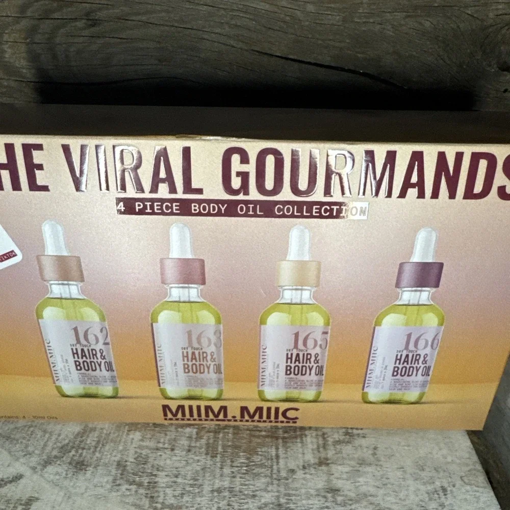 MIIM.MIIC The Viral Gourmands 4 Pc Body Oil Collection‎ 4 x 10 ml NIB